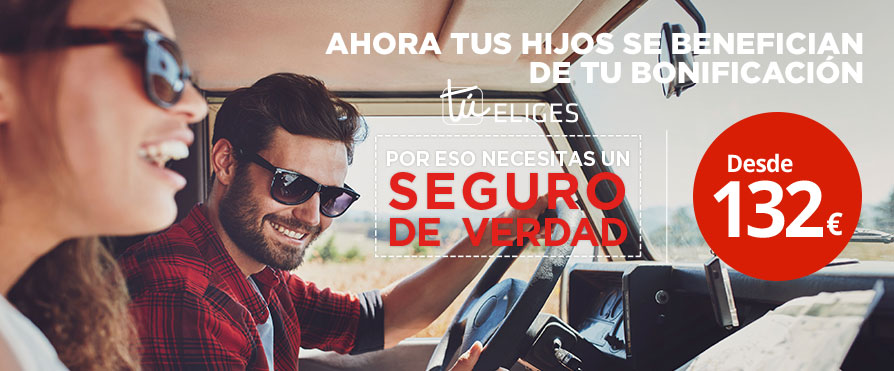 Seguro de coche a tu medida - Tú ELIGES Terceros Ampliado