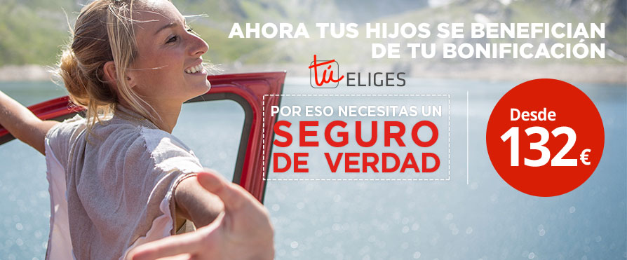 Seguro de coche a tu medida - Tú ELIGES Todo Riesgo sin Franquicia